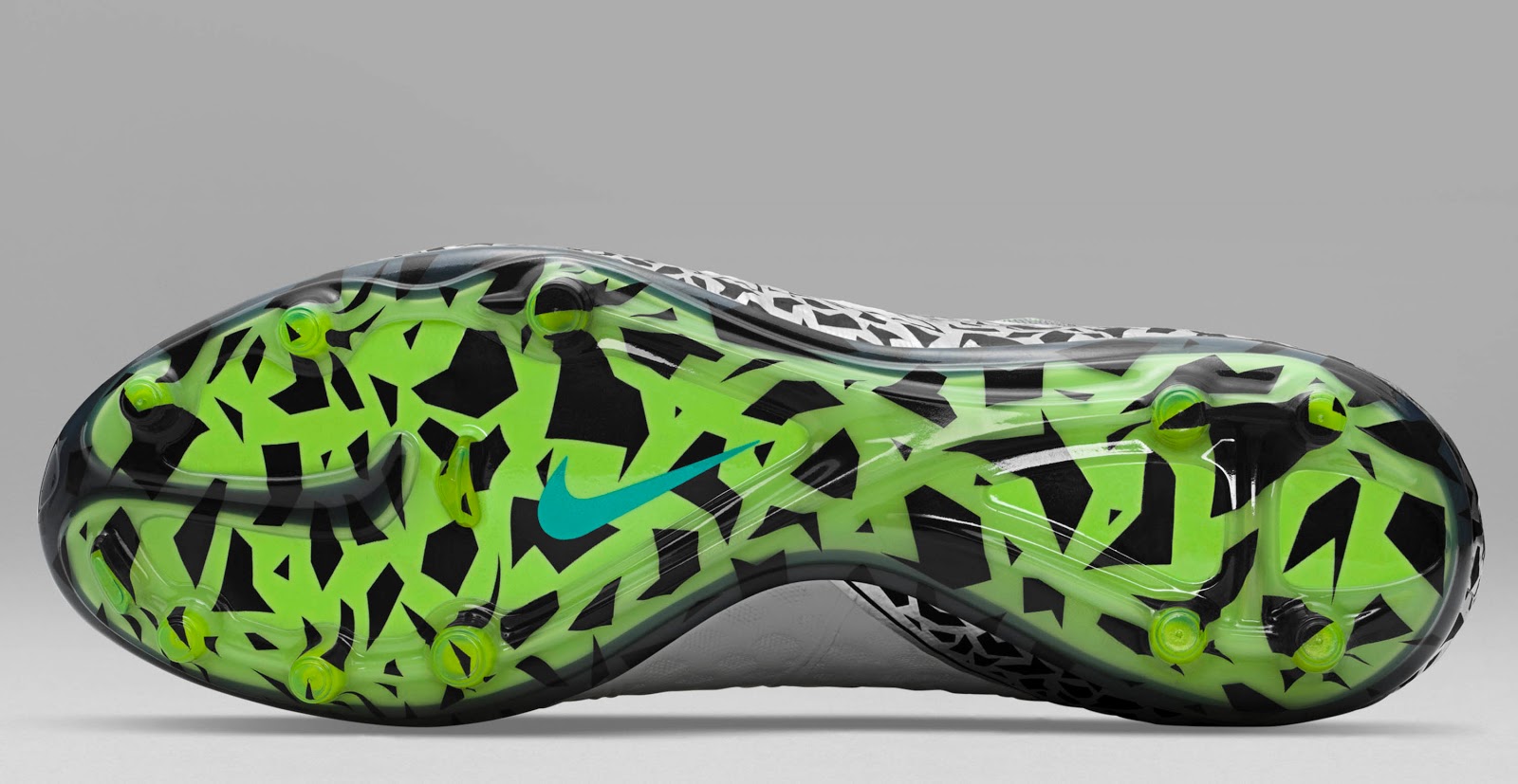 Nike hypervenom grey and top green